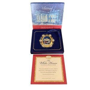 Christmas 2004 The White House Historical Association Ornament w/Box, Booklet